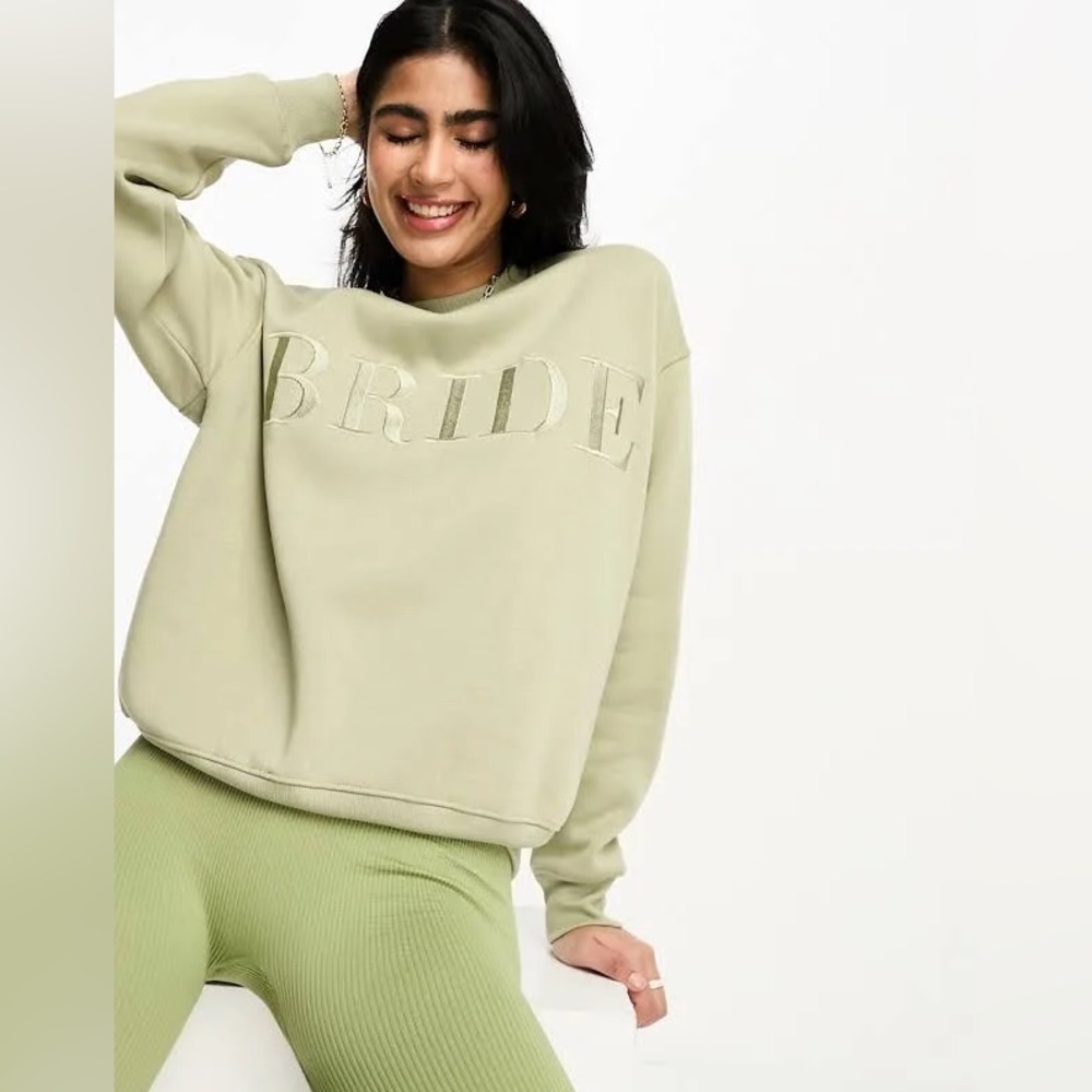 Six Stories Bride Statement Sweatshirt